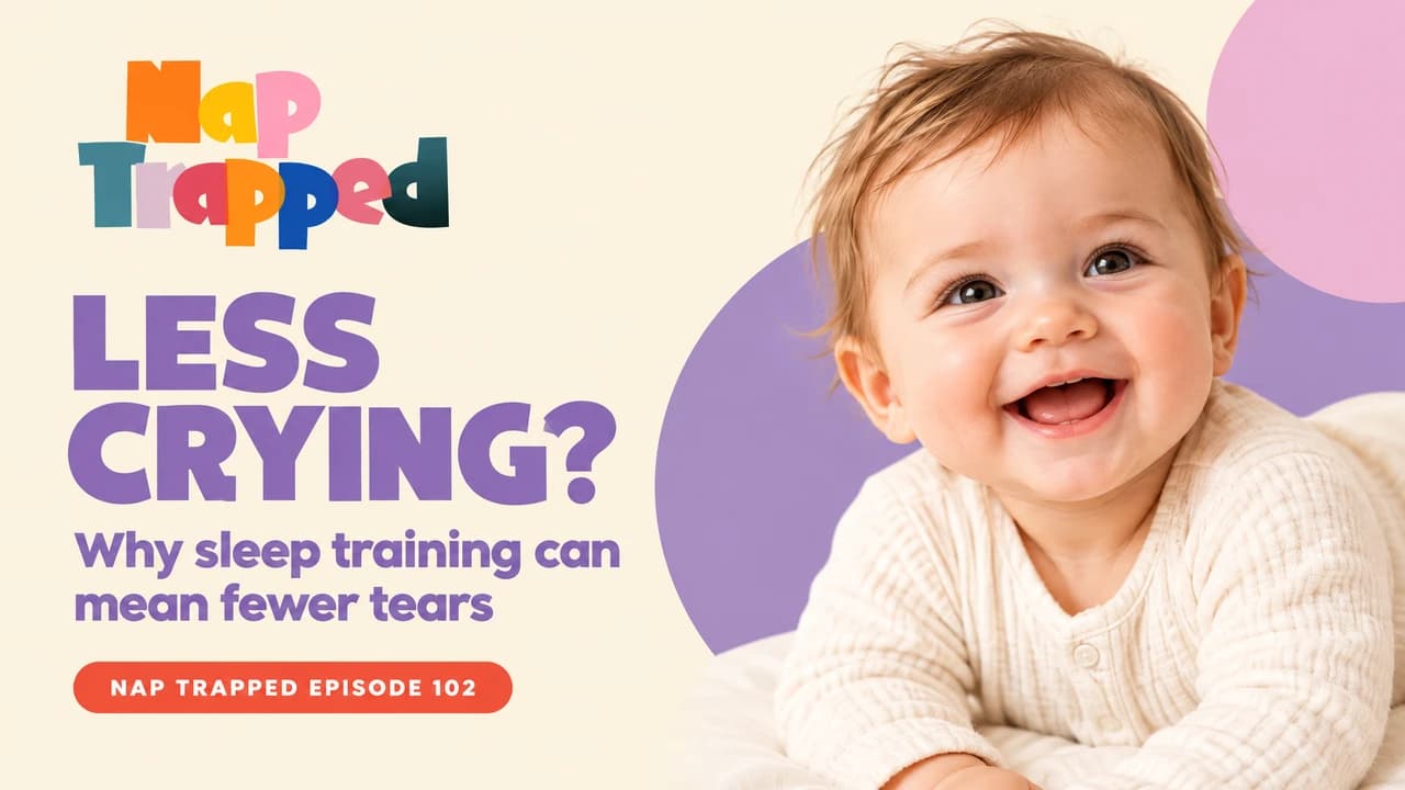 "Maybe mums that sleep train DON'T want their babies to cry" episode artwork